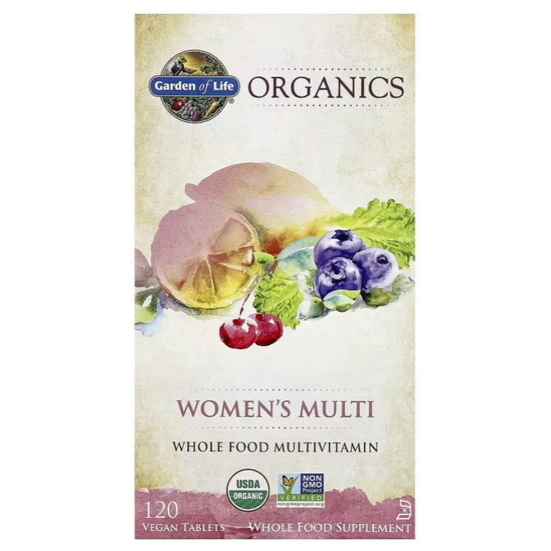 オーガニック 女性向けマルチ ヴィーガンタブレット120粒