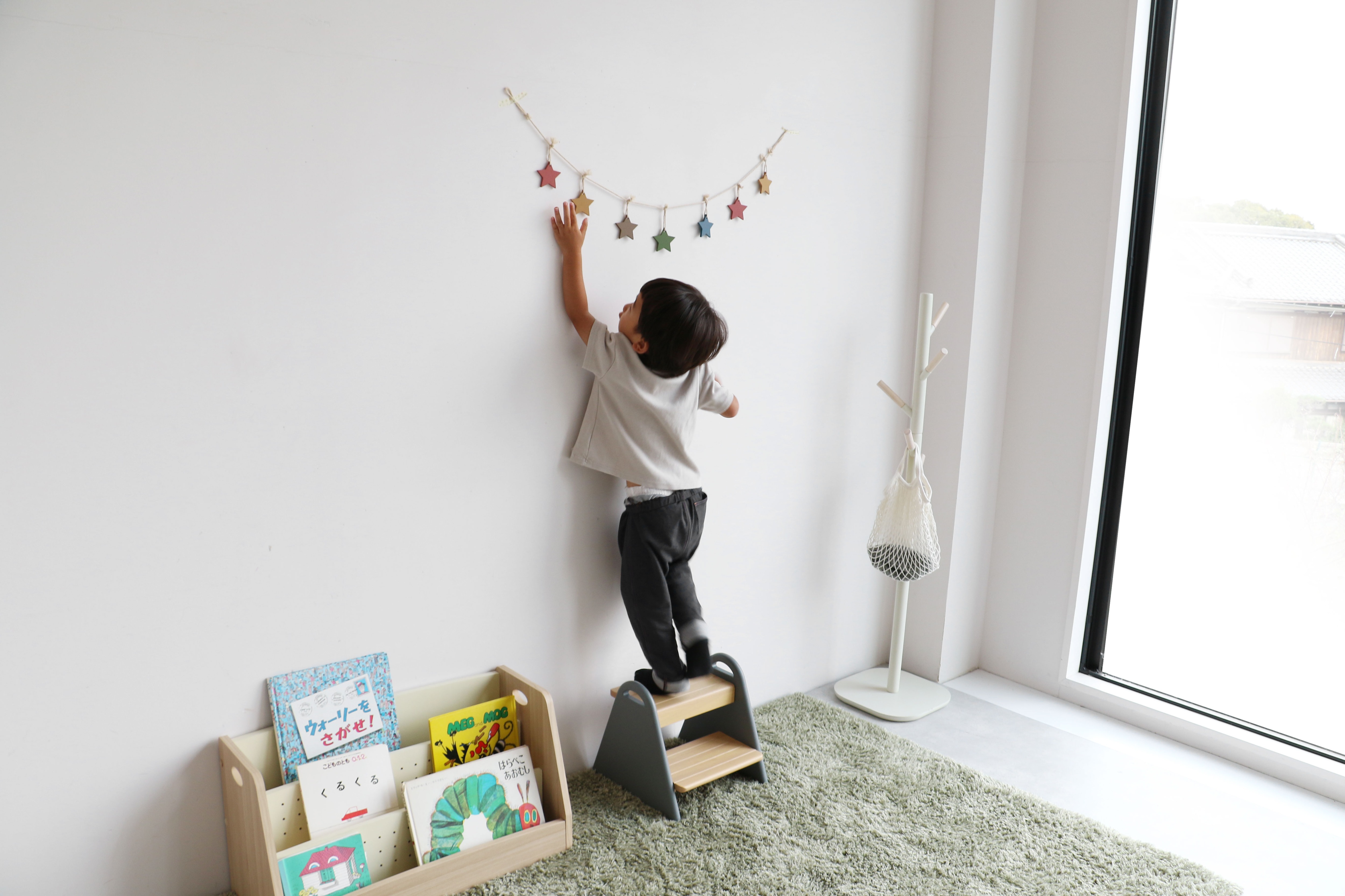 ベビーチェア ステップ 子供用椅子 おしゃれ ナチュラルモダン かわいい 踏み台 キッズ 赤ちゃん 子供部屋