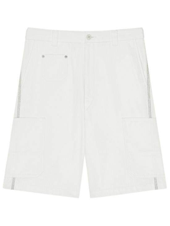 GIVENCHY Men Shorts BM51PK5171 100 White