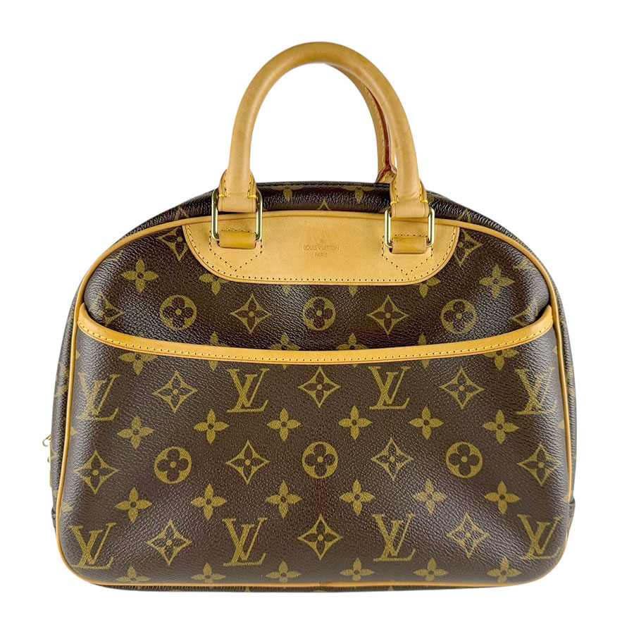 ルイ ヴィトン LOUIS VUITTON ハンドバッグ モノグラム トゥルーヴィル モノグラムキャンバス ブラウン ゴールド レディース M42228 z8556