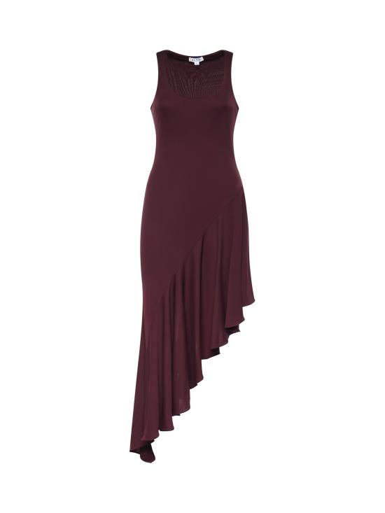 ALAIA Women Mid Skirts AA9R3005J090C 332 BORDEAUX
