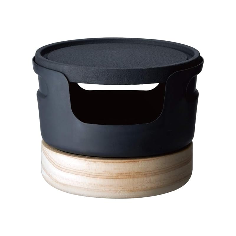 【即納】ドウシシャ 鉄焼プレート じゅーじゅー厚焼き 10cm 固形燃料 ブラック レシピ付き LivE