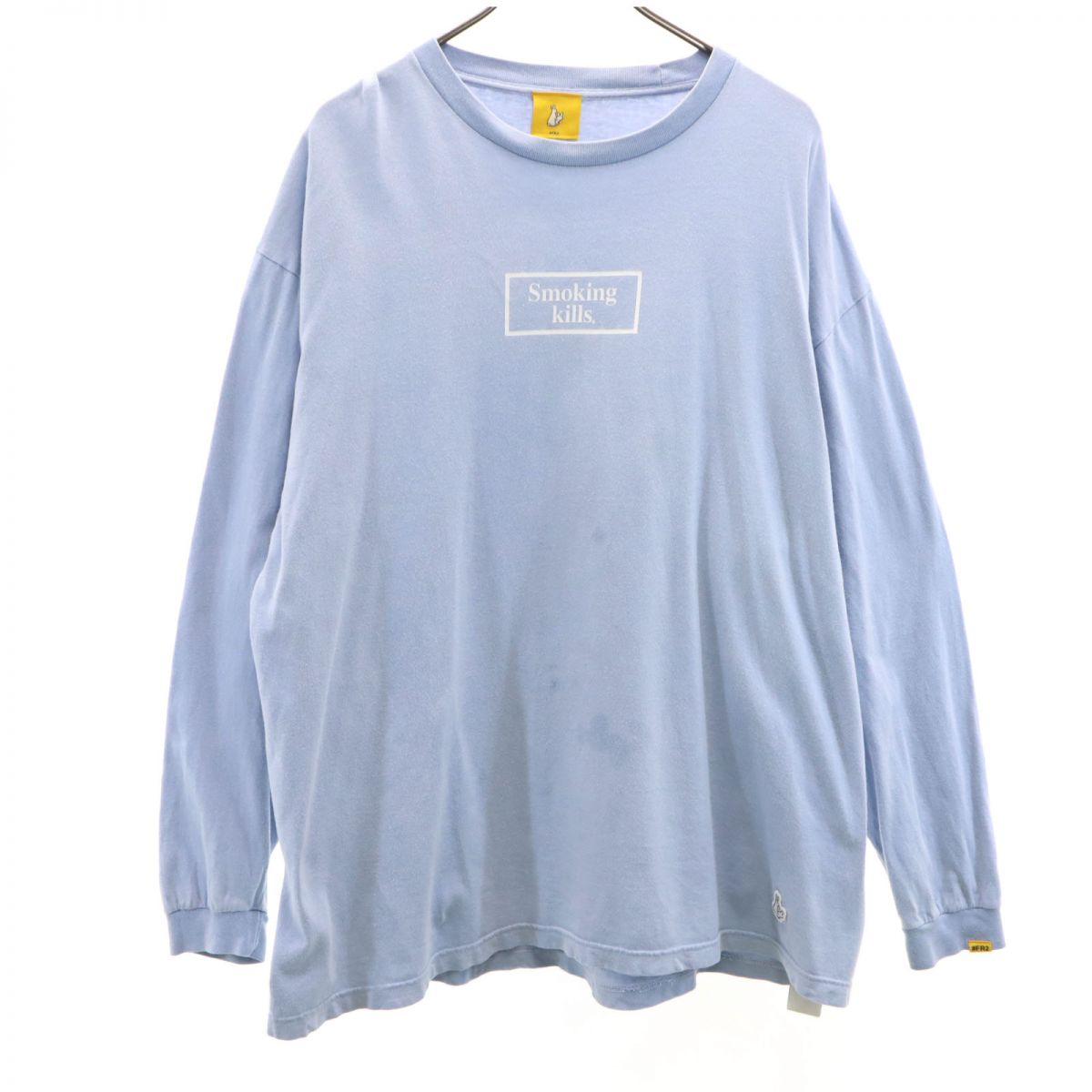 長袖 Tシャツ XL ブルー ロンT メンズ