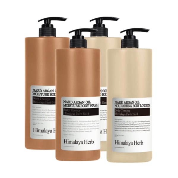 [1+1+1+1][大容量] ボディウォッシュ / ボディローション アルガン/ティーツリー/モリンガ 1500mL