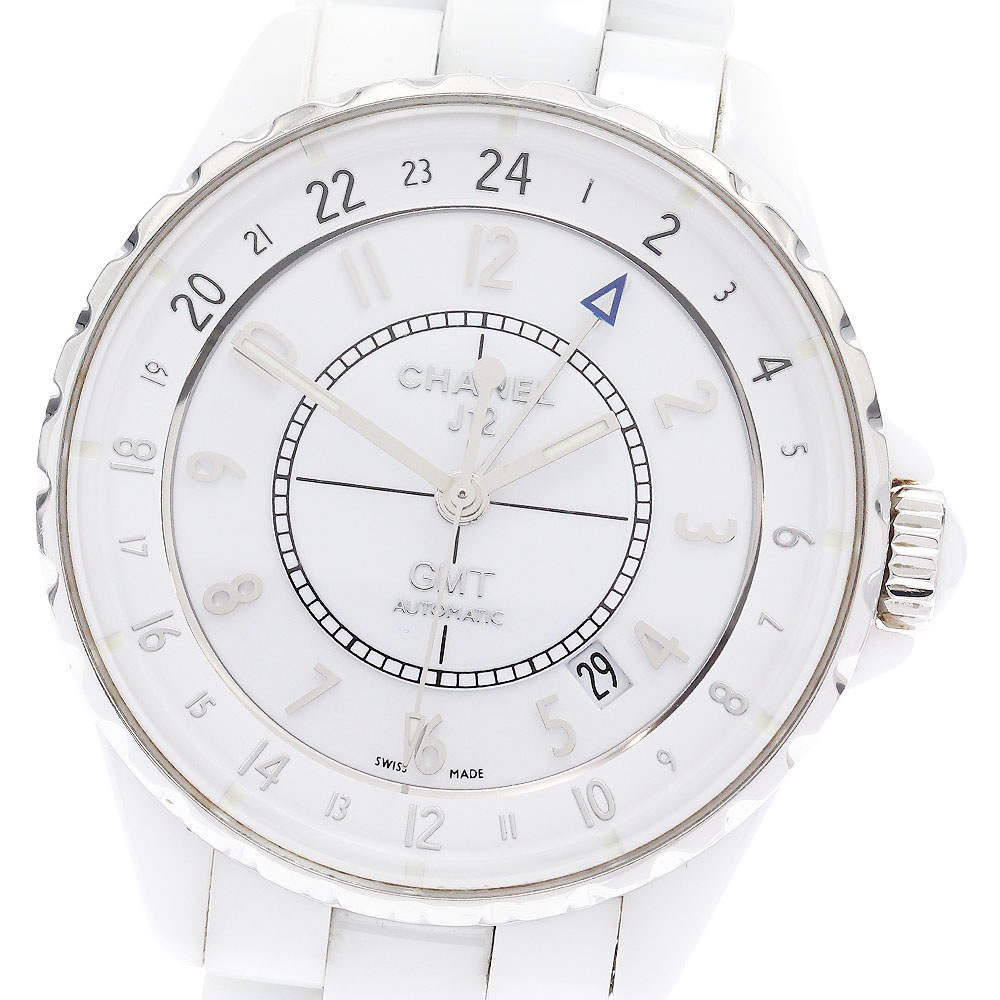 シャネル CHANEL H3103 J12 38ｍｍ GMT 自動巻き メンズ _891567【中古】