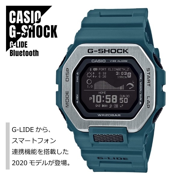 【即納】 CASIO カシオ G-SHOCK Gショック G-LIDE Gライド Bluetooth搭載 モバイルリンク GBX-100-2 腕時計 メンズ