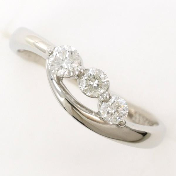 PT900 プラチナ リング 指輪 11号 ダイヤ 0.30 総重量約2.6g ジュエリー 中古