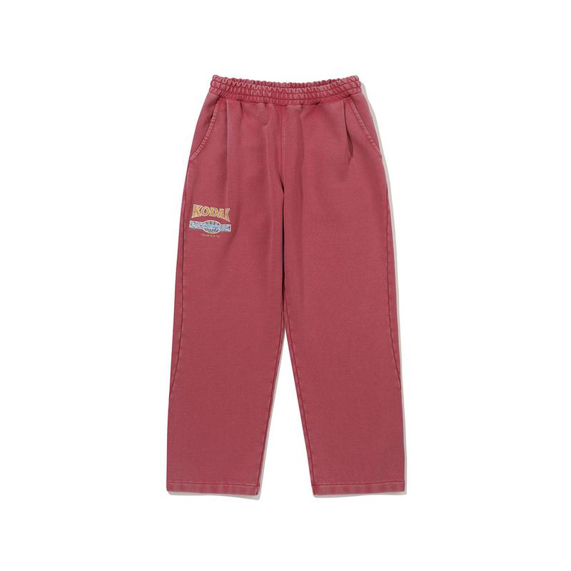 [公式] スノーウォッシングストレートパンツ RED