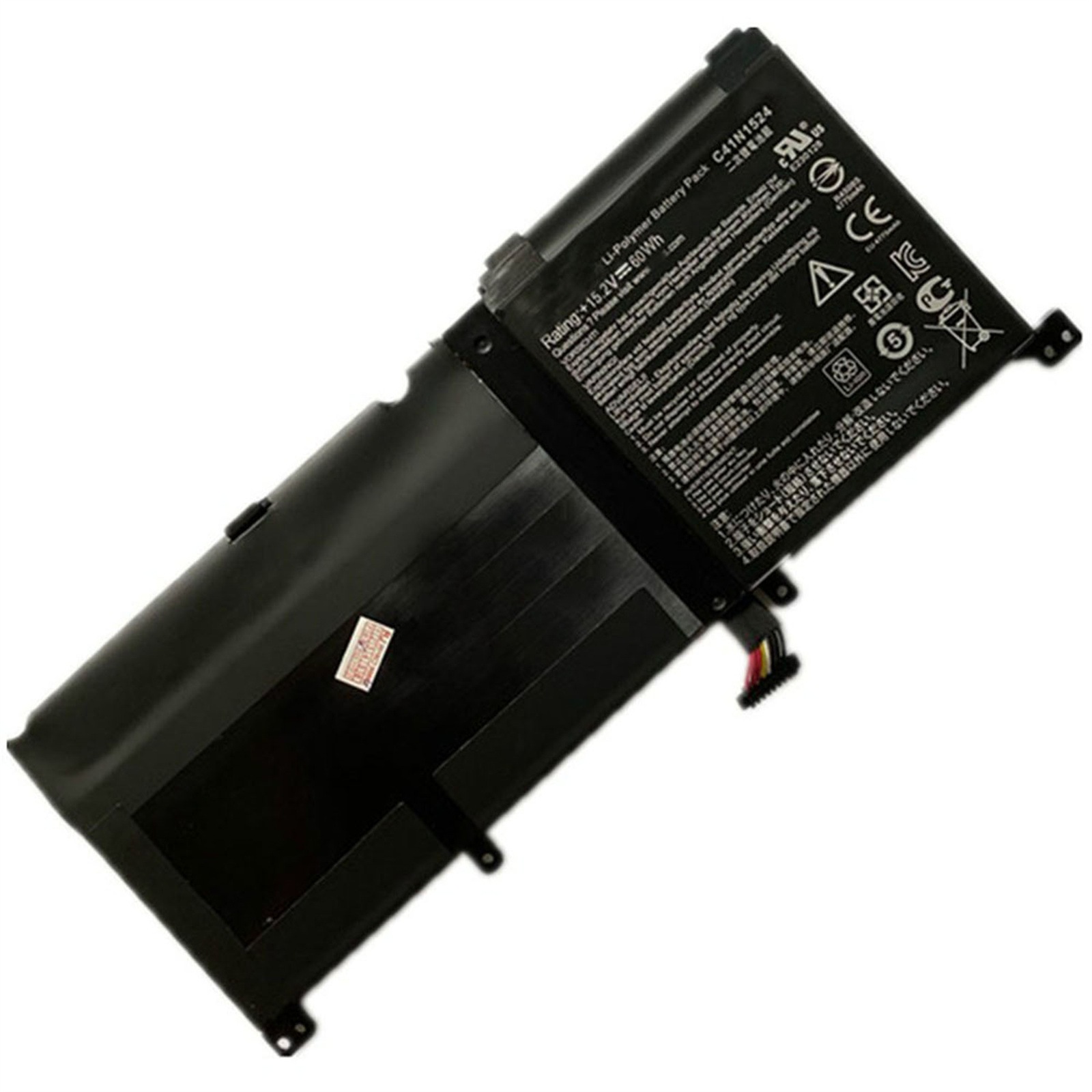C41N1524 電池・Asusノートパソコン互換 60Wh/3950mAh UX501V W N501VW G501VW C41N1524 G60V 交換用のバッテリー dc909-A1502