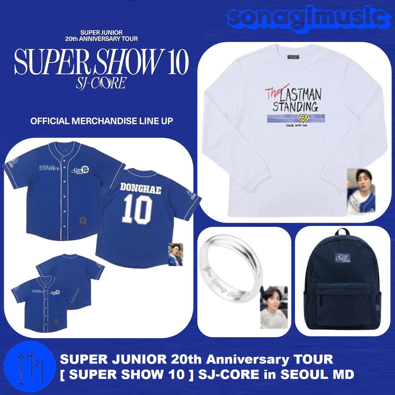 SUPER JUNIOR スジュ　SJ MARKET ユニフォーム 予約/送料無料】[UNIFORM SET] SUPER JUNIOR 20TH ANNIVERSARY POP-UP