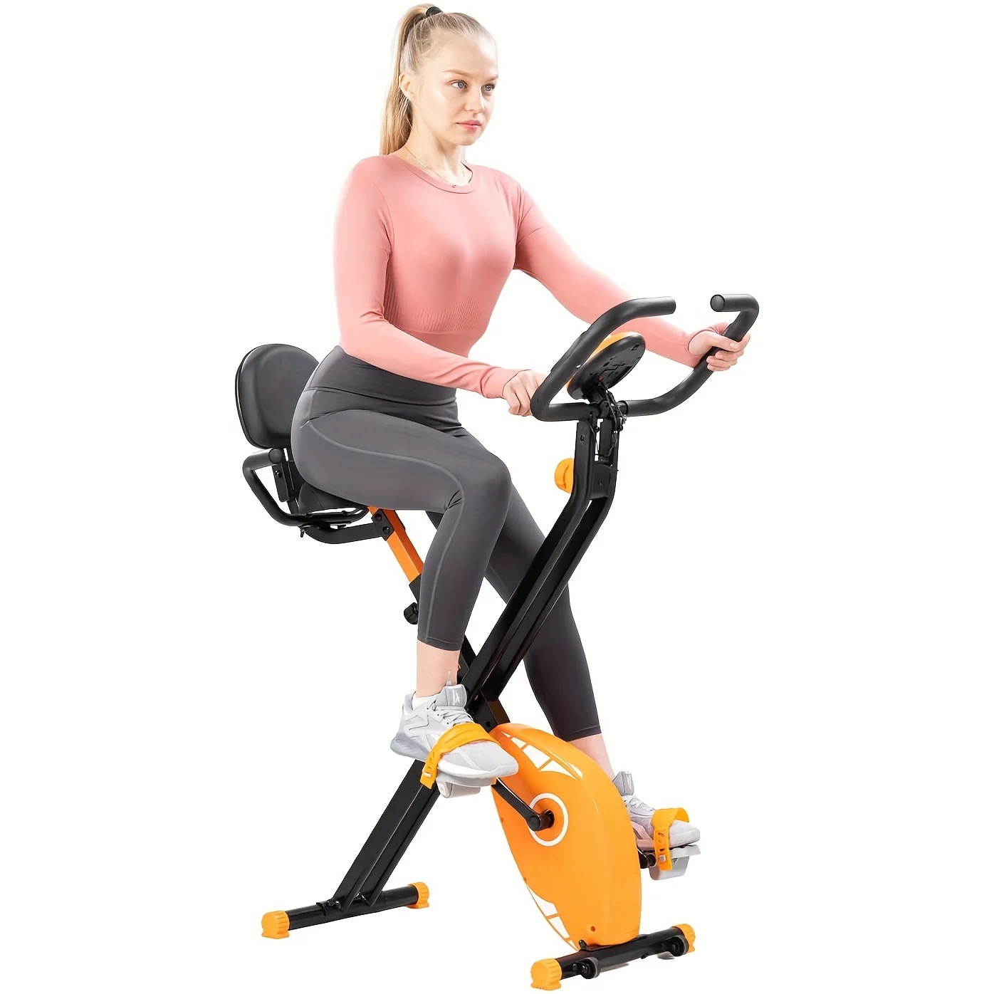 フィットネスバイク1台磁気制御8段階の抵抗調整耐荷重110kg/242.51ポンド（電池2本3A 1.5vは含まれていません）【MPSP24070210】