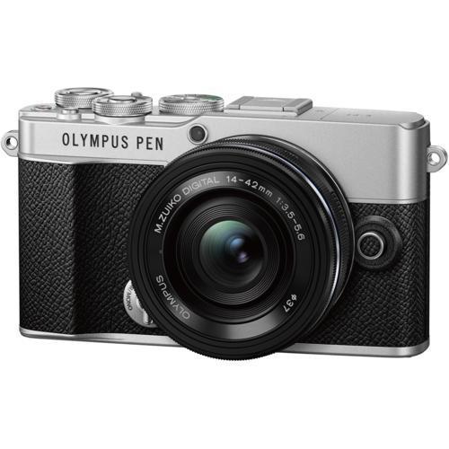 「訳あり品-外装箱傷あり」デジタル一眼カメラ PEN E-P7 14-42mm EZレンズキット [シルバー]
