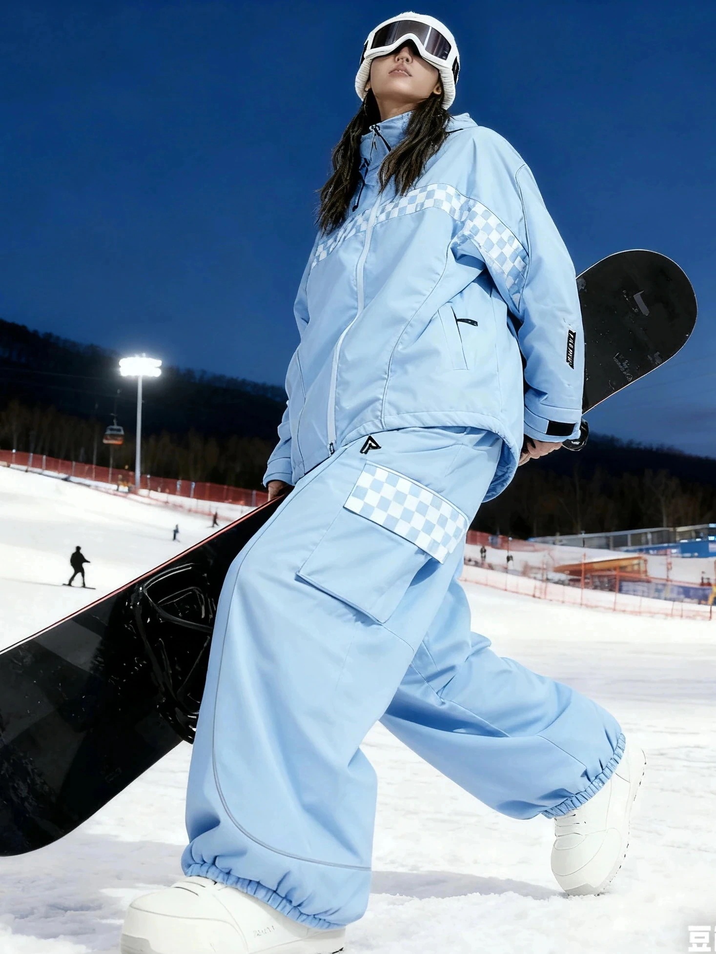 出荷が迅速である スノーボードウェア 2026 2026 上下セット メンズ レディース ジャケット パーカー パンツ ズボン ブルー 防風 撥水 韓国風 スノボウェア スノーウェア スキーウェアスノ 16,985円