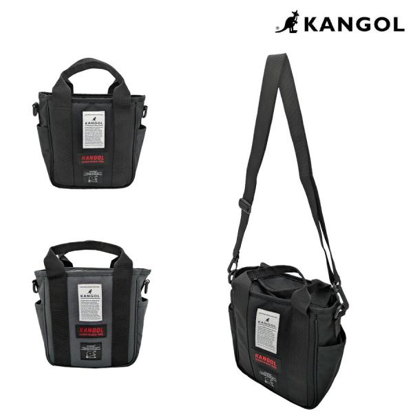 【レターパック配送/時間指定不可】【KANGOL】250-3505 2WAYトートバッグ 斜め掛け かばん 使いやすい 普段使い ユニセックス プレゼント ギフト ブラック