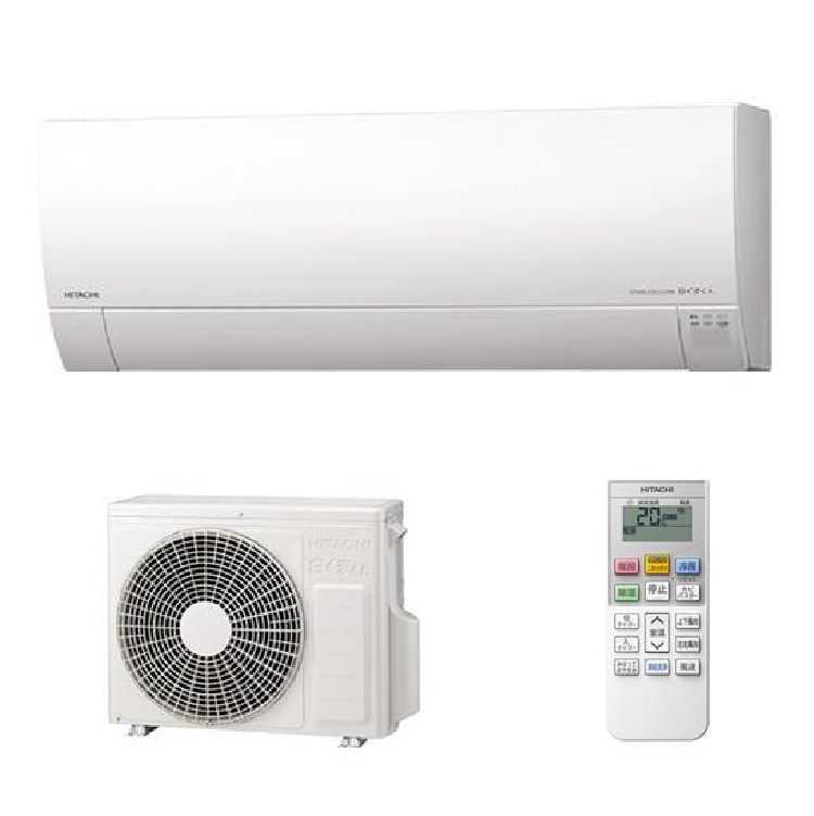 日立 HITACHI ルームエアコン RAS-MJ2225S-W 白くまくん 2025年モデル 冷暖房6畳程度 2.2kW 軒先配送のみ