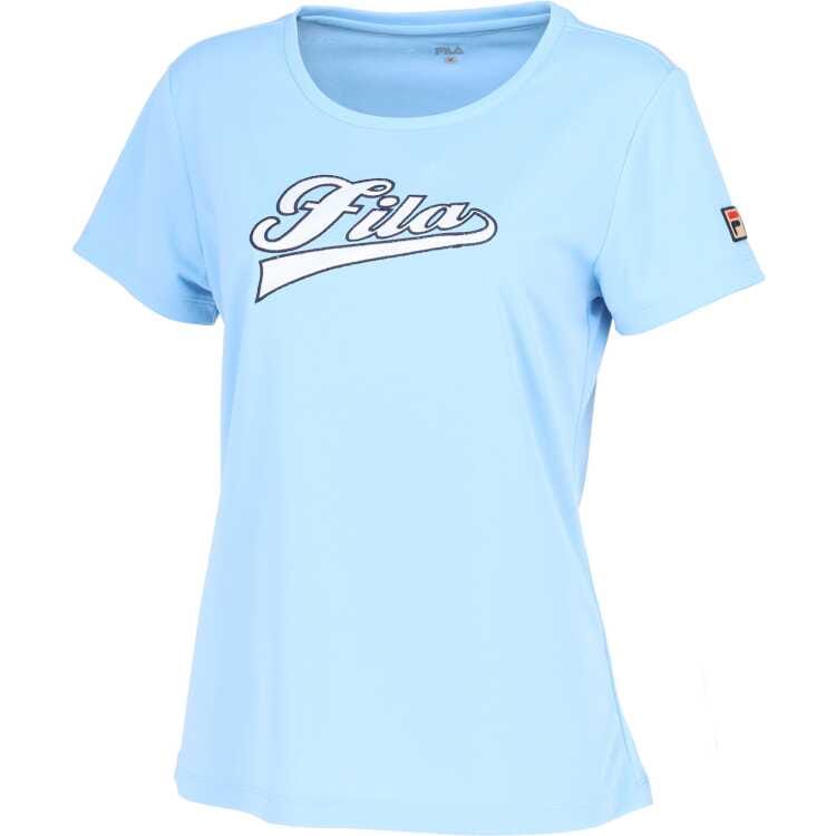 アップリケTシャツ（レディース） L ペールブルー #VL2866-10A