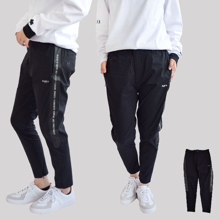 LUXE/R ラグジュゴルフ パンツ ボトムス ロングパンツ テーパードパンツ サイドテープ使いパンツ メンズ レディース ユニセックス オールシーズン スポーツ ゴルフ