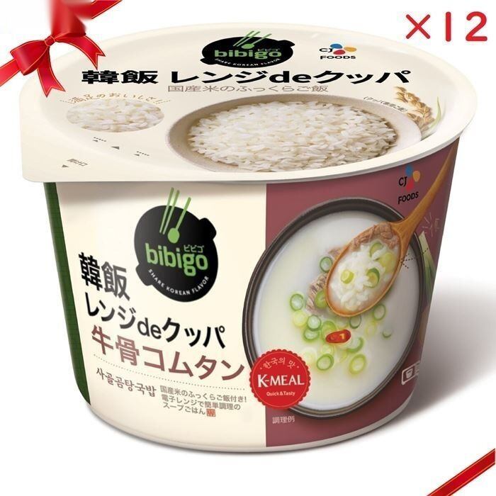 ビビゴ レンジdeクッパ 牛骨コムタン：12個セット