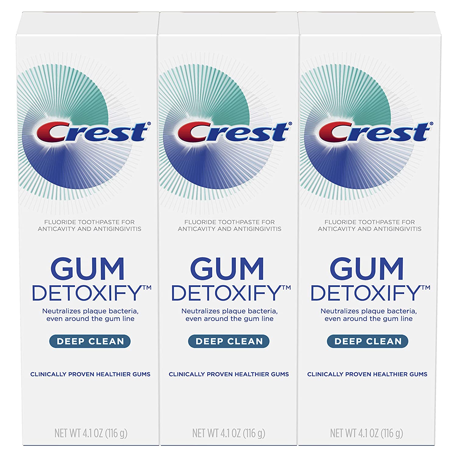 Crest Toothpaste Gum Detoxify Deep Clean 4.1oz (Pa