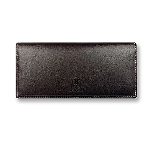 全3色 Hush Puppies ハッシュパピー リアルレザー バイカラー かぶせ 長財布 ロングウォレット(hp0347) (CHOCO)