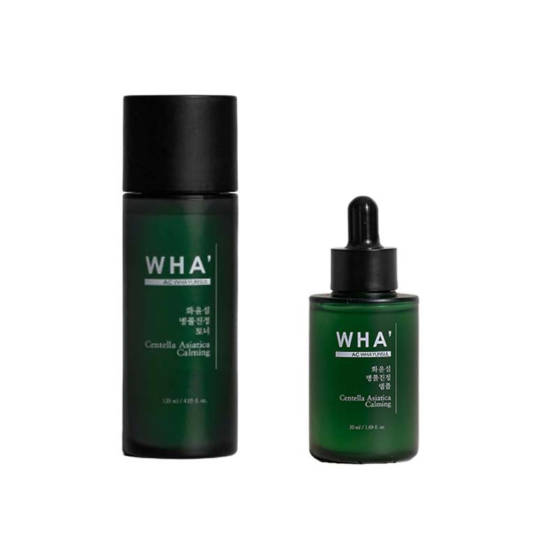 【WHA】ファユンソルツボクサエキス鎮静セット/アンプル/容量50ml/トナー/容量120ml/肌ケア/保湿/韓国コス