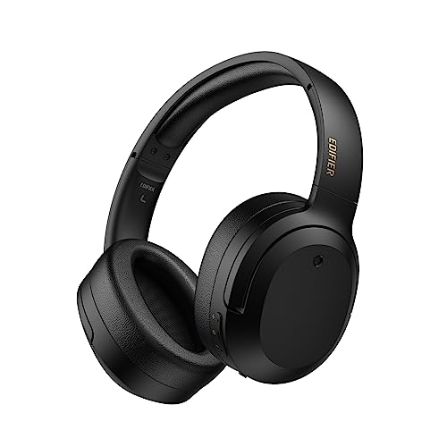 「VGP2023 金賞」Edifier W820NB PLUS ワイヤレス ノイズキャンセリング ヘッドホン Hi-Res ハイレゾ無線/LDAC対応Bluetooth 5.2 外音取り込み 最大49