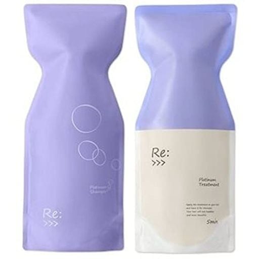 ADJUVANT アジュバン リ:プラチナムシャンプーR 600ML & トリートメントR 600G 詰替用セット