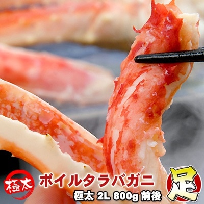 タラバガニ足 ボイル 極太 2L 800g前後