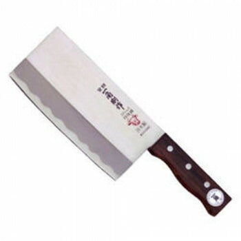 清水刃物 一角別作 ローズ柄 角型 中華包丁 日本製 180mm 550 RC