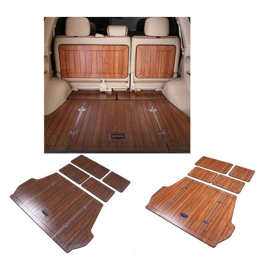 ランドクルーザー200 トランク マット トイレ 木製 5人乗 2色