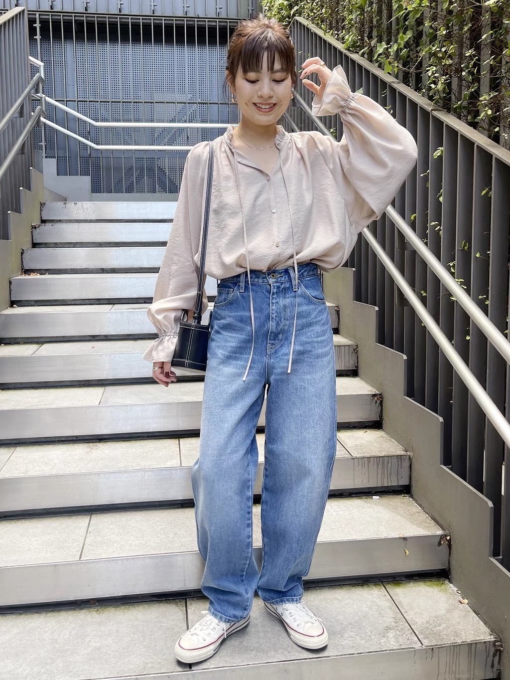 Spick and Span 51/2 CURVE LINE_DENIM デニムパンツ