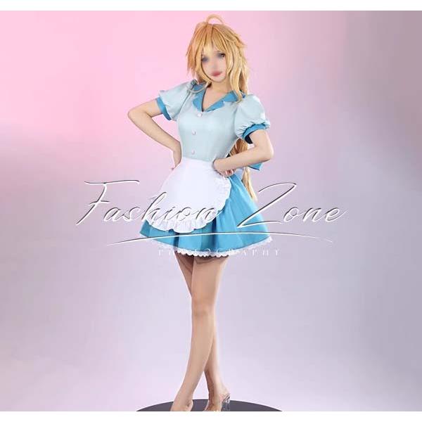 パンティストッキングwithガーターベルト 風 パンティ メイド服 コスプレ衣装 ウィッグ cosplay ハロウィン 演出服 変装