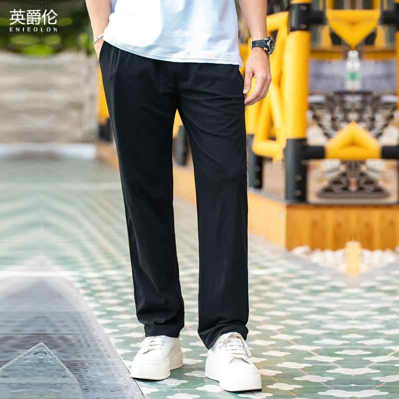 メンズ パンツ ボトムス ズボン ロング スウェット 薄手 スリム カジュアル 普段使い アウトドア スポーツ ワーク 外出 メンズ 夏