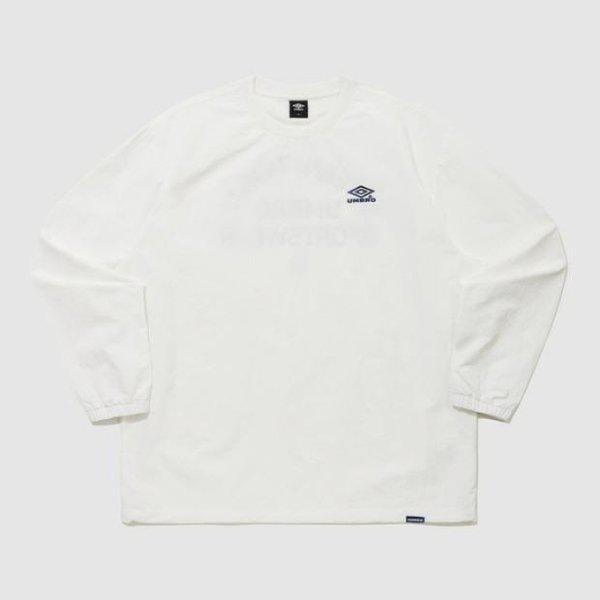 長袖Tシャツ PQA UQ111CWT25-SCW アーチレタリングピステ sweetcorn