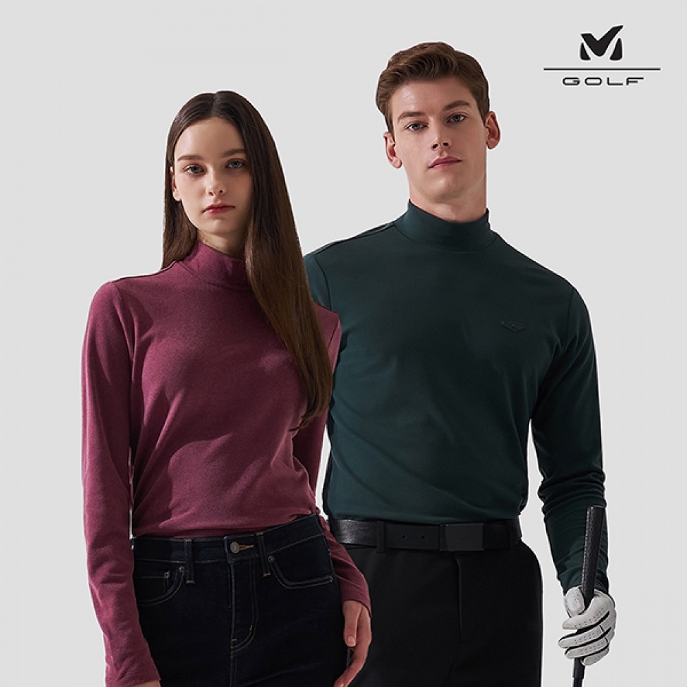 (ミレーゴルフ) TV商品ロゴとペン起毛モックネックメンズ・レディース4点セット1つお選びください