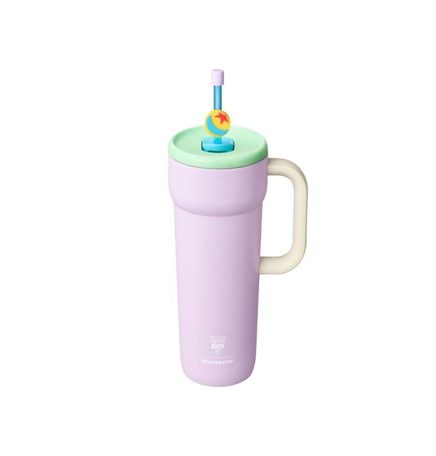 SS トイストーリー ダンテ タンブラー 710ml ランダムシール付 韓国限定 スターバ グッズ 日本未発売 ストロー付き 蓋付き ハンドル付き 大容量 ステンレス バズ レア ピクサー プレゼント