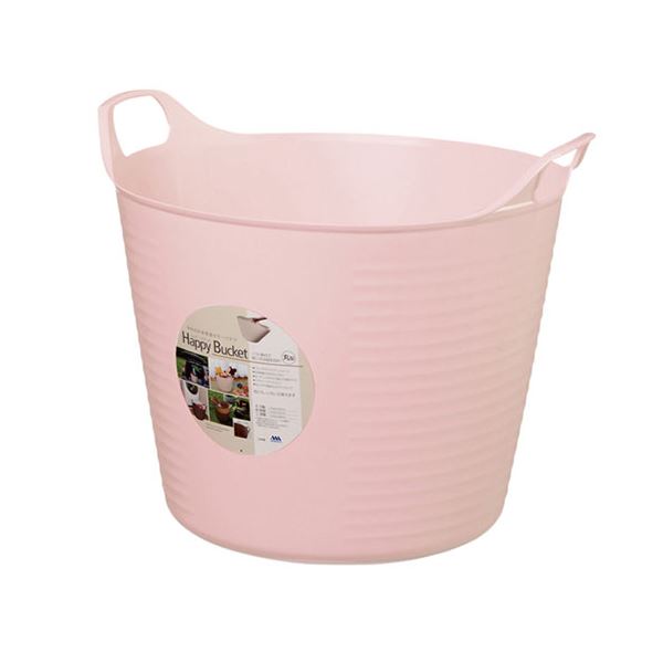 (5セット) ヒマラヤ化学 ハッピーバケット 丸 Mサイズ ピンク MMT51869X5