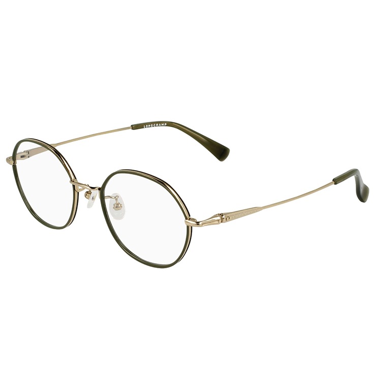 レディース メガネ lo2520lbj-719 眼鏡 ジャパンフィット 女性用 セル巻き オクタゴン 型 メタル 軽量