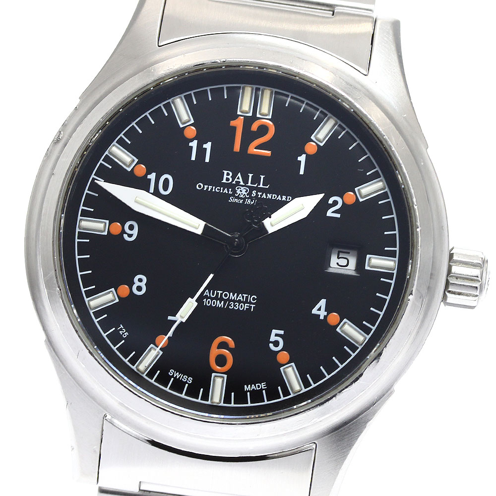 ボールウォッチ BALLWATCH NM1088C ストークマン デイト 自動巻き メンズ _907625【中古】