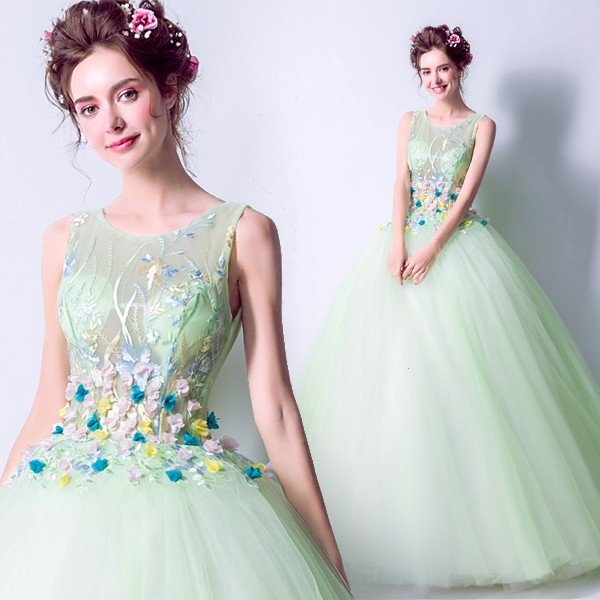 カラードレス 演奏会 安い ロングドレス コンサート パーティードレス 発表会 ウェディングカラード