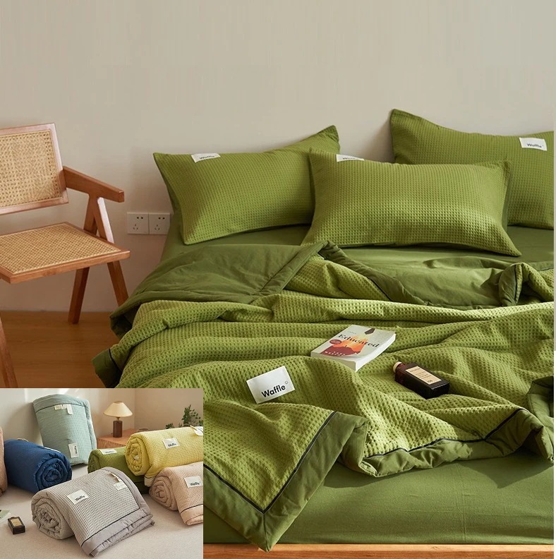 メガ割 用7色綿布団+シーツ+枕カバーセットブランケット柔らかいブランケットファッション毛布