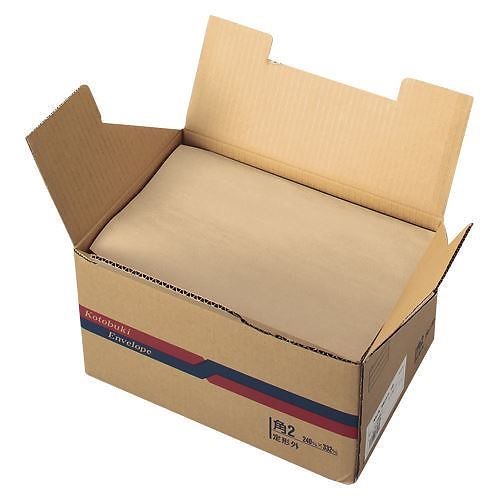 （まとめ買い）壽堂紙製品 角2未晒クラフト70g 500枚入り 10602 00005389 [x3]