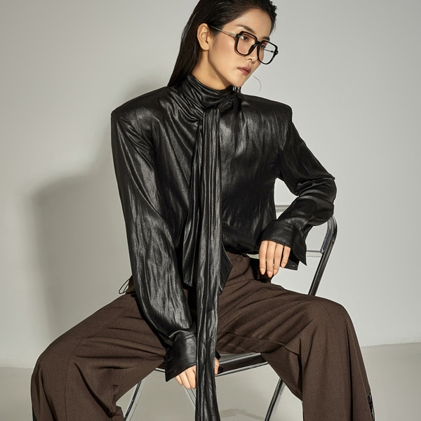 B3135 スカーフ ブラウス