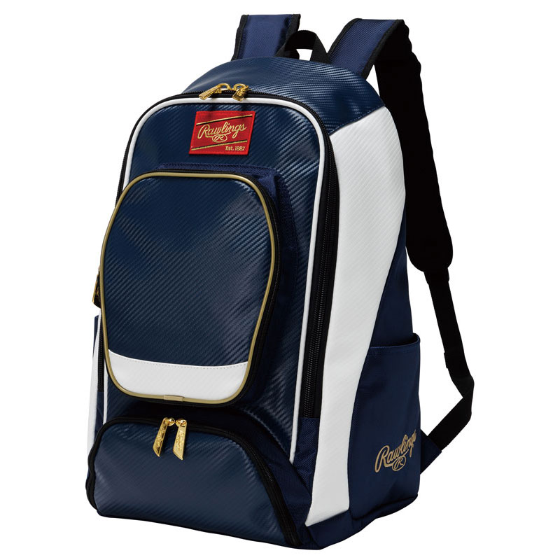 チームバックパック バッグ ネイビー/ホワイト 24SS EBP13S10