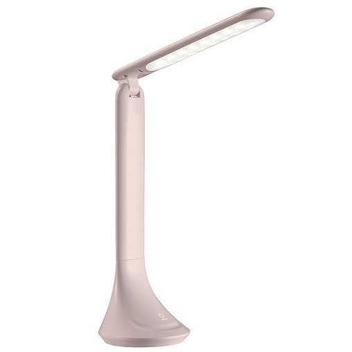 （まとめ買い）ミラガク LEDデスクライト 省スペース 折りたたみ式 ヌーディーローズ MT010RD [x3]