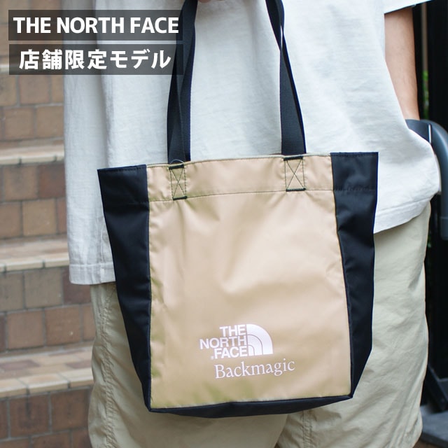 ザノースフェイス THE NORTH FACE Backmagic 店舗限定 TNF BM LOOP Tote S BK(ツイルベージュxブラック) NM82246R 277-003062-016