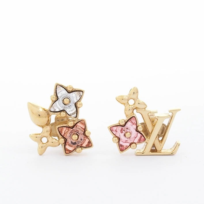 【美品】ルイヴィトン ピアス・ピュス ルルグラム M00786 ラインストーン 【ピアス】