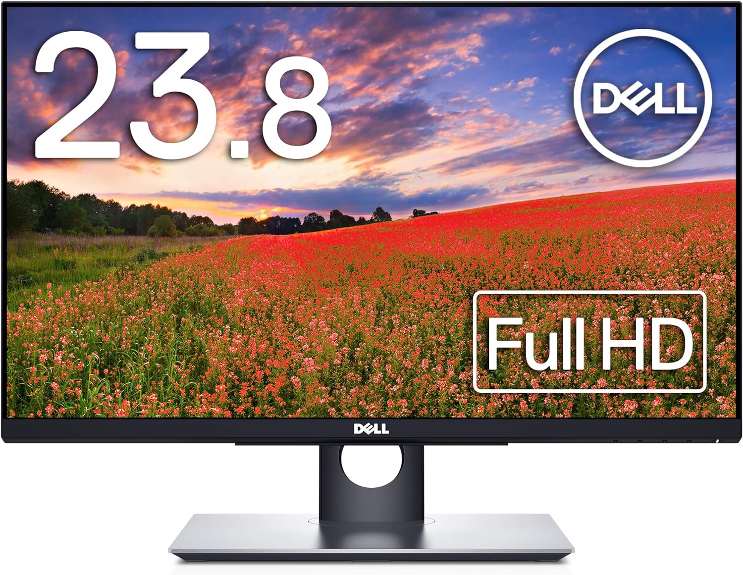 P2418HT 23.8インチ タッチ対応モニター ディスプレイ 3年間無輝点交換保証/FHD/IPS 非光沢/DisplayPort HDMI D-Sub15ピン/高さ 傾き調整