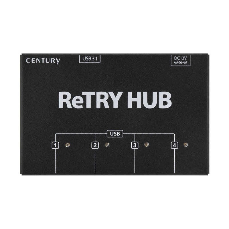 センチュリー　USB3.1 Gen1 対応 4PortHub USBデバイス接続制御アダプタ CENTECH 　CTUSB4HUBV2