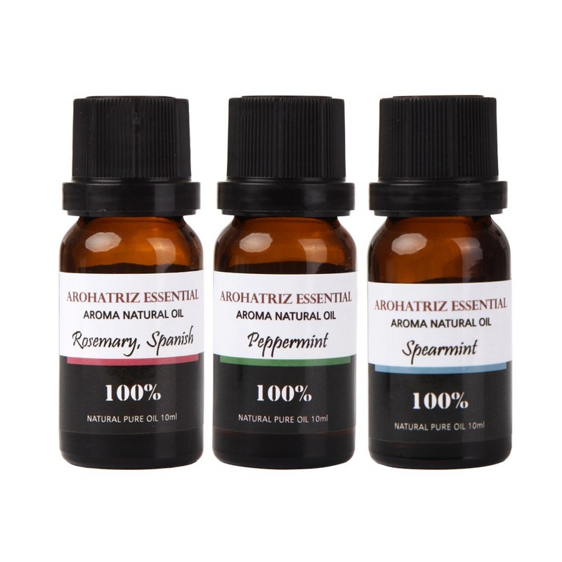 アロハトリーズ エッセンシャルオイル ローズマリー+ペパーミント+スペアミント10ml1セット
